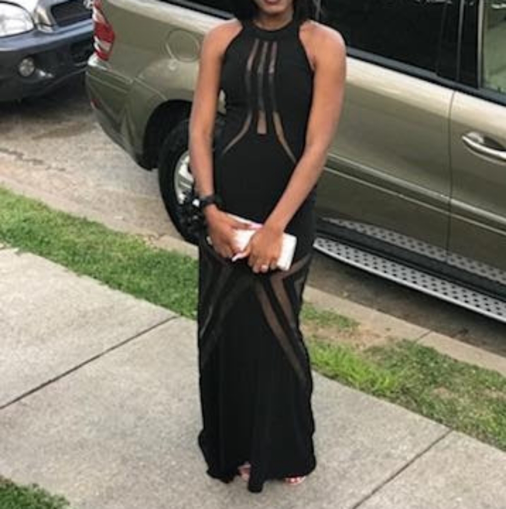 Black formal dress